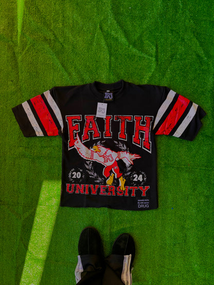 "BRED" VARSITY TEE