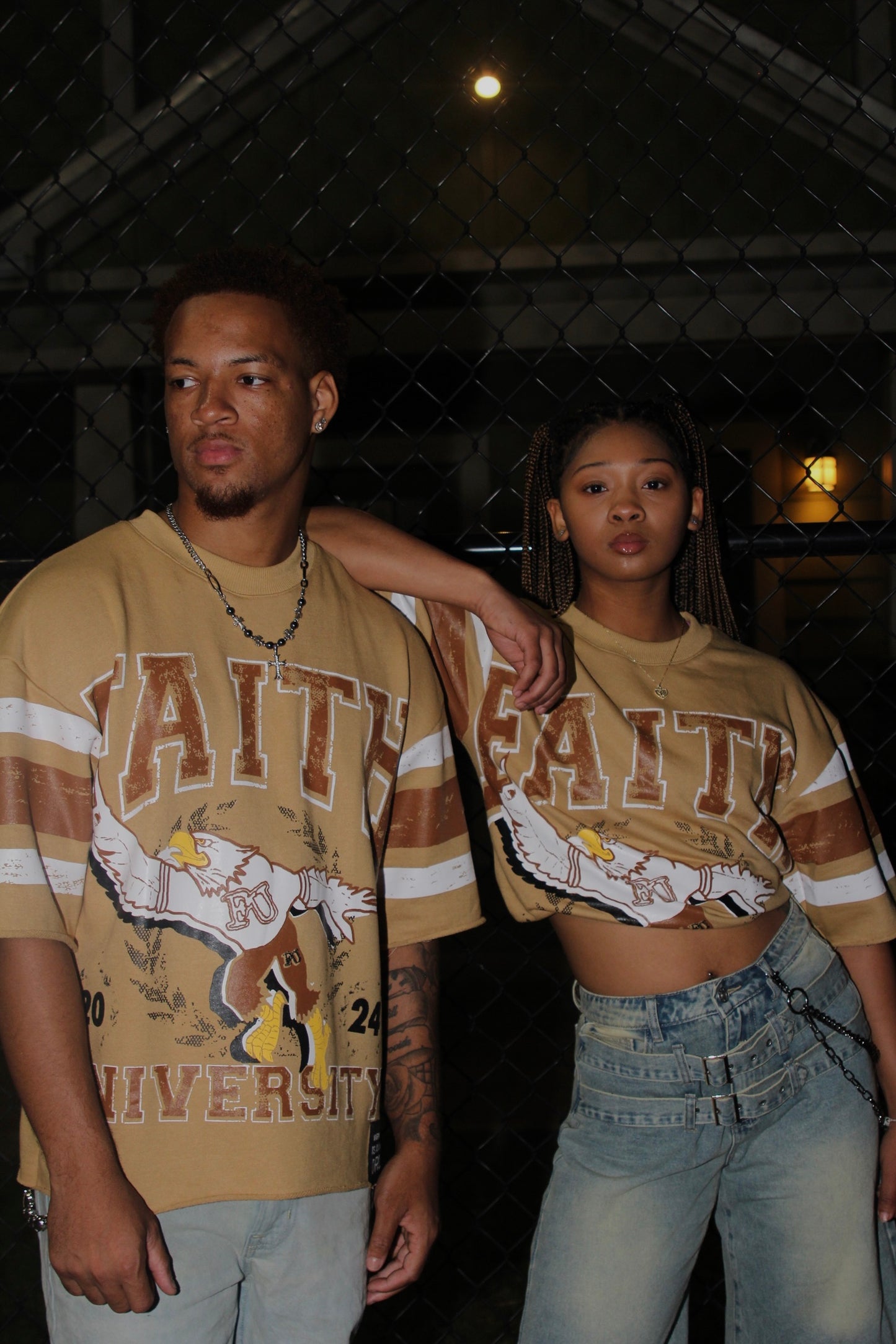 "MOCHA" VARSITY TEE