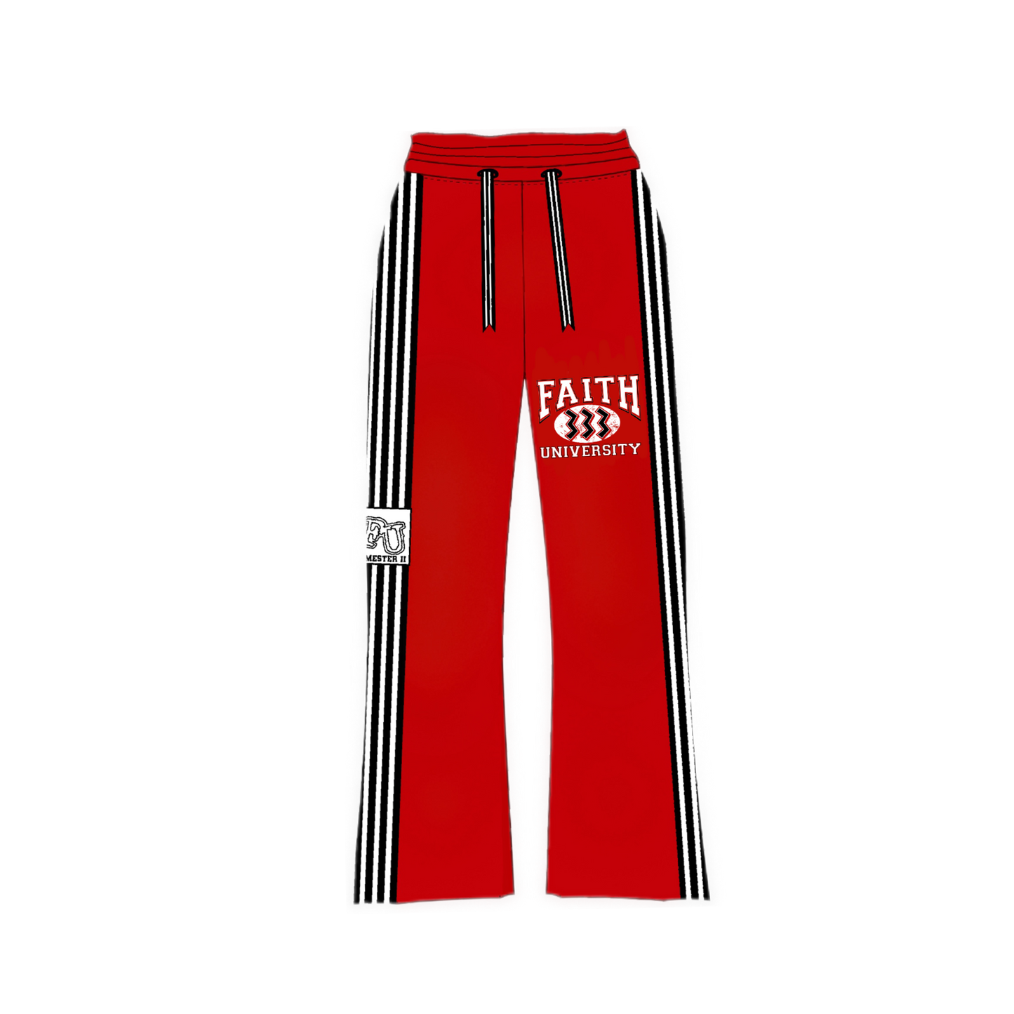 RED FU TRACK PANTS “333”