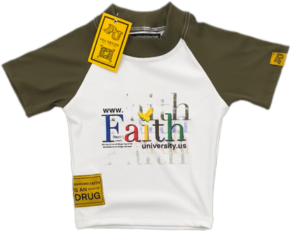 "google me" crop top