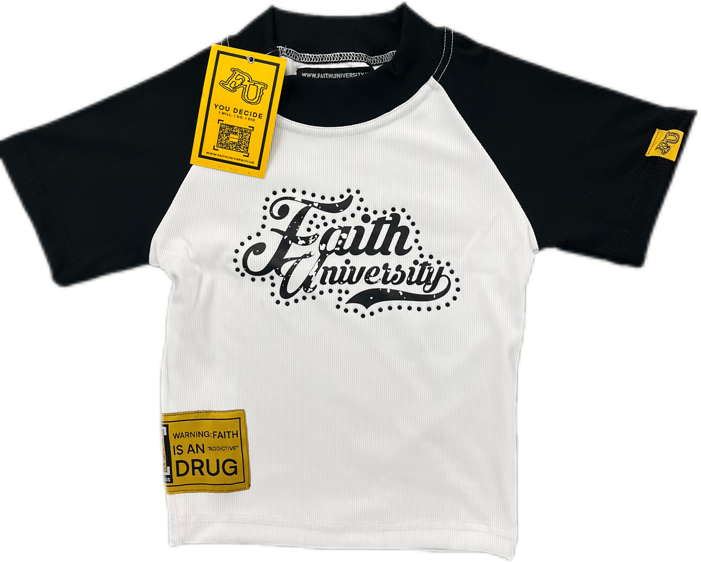 "essentials" crop top