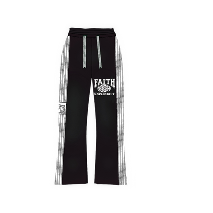 BLACK FU TRACK PANTS “333”