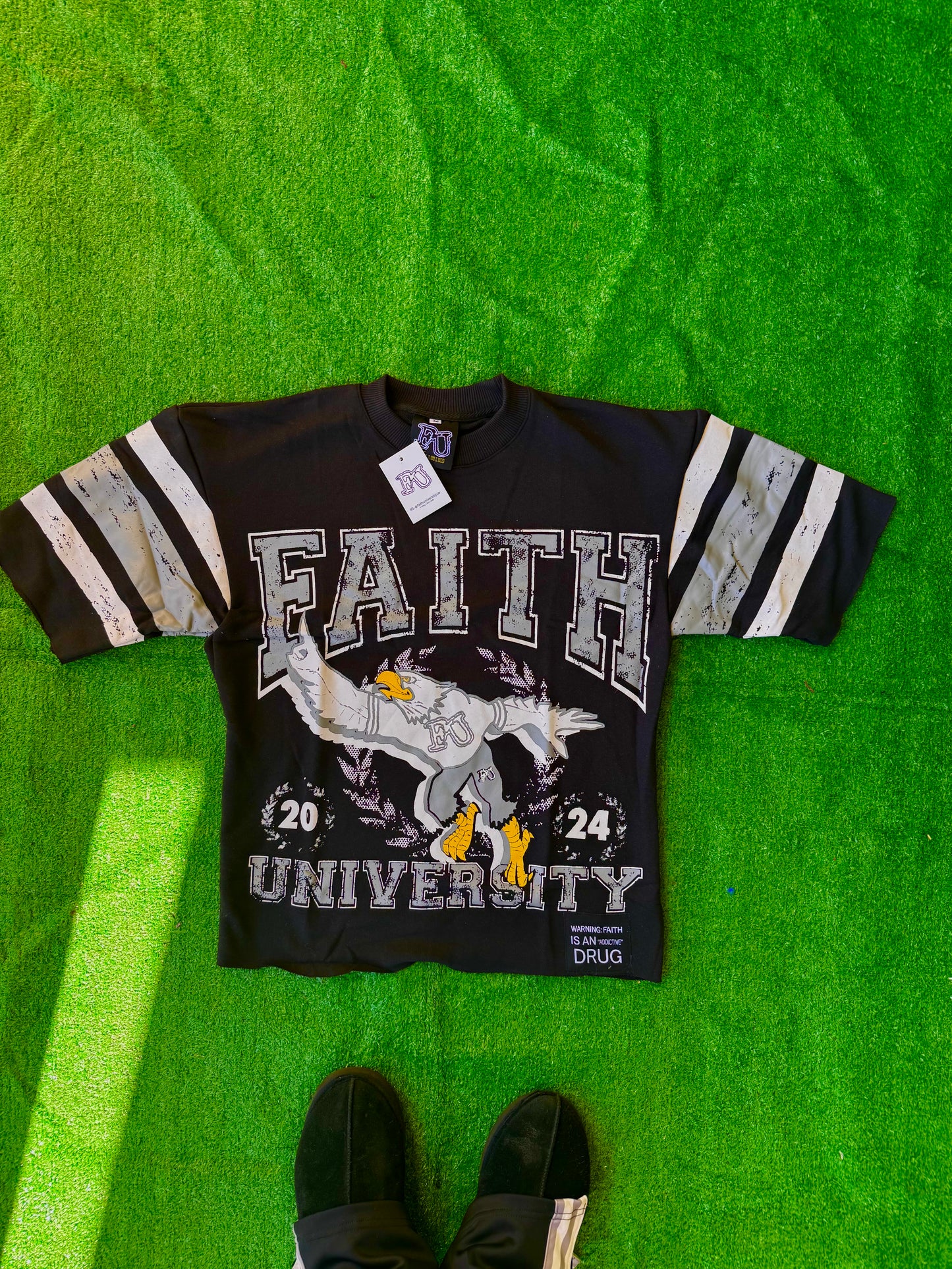 "GRAPHITE" VARSITY TEE