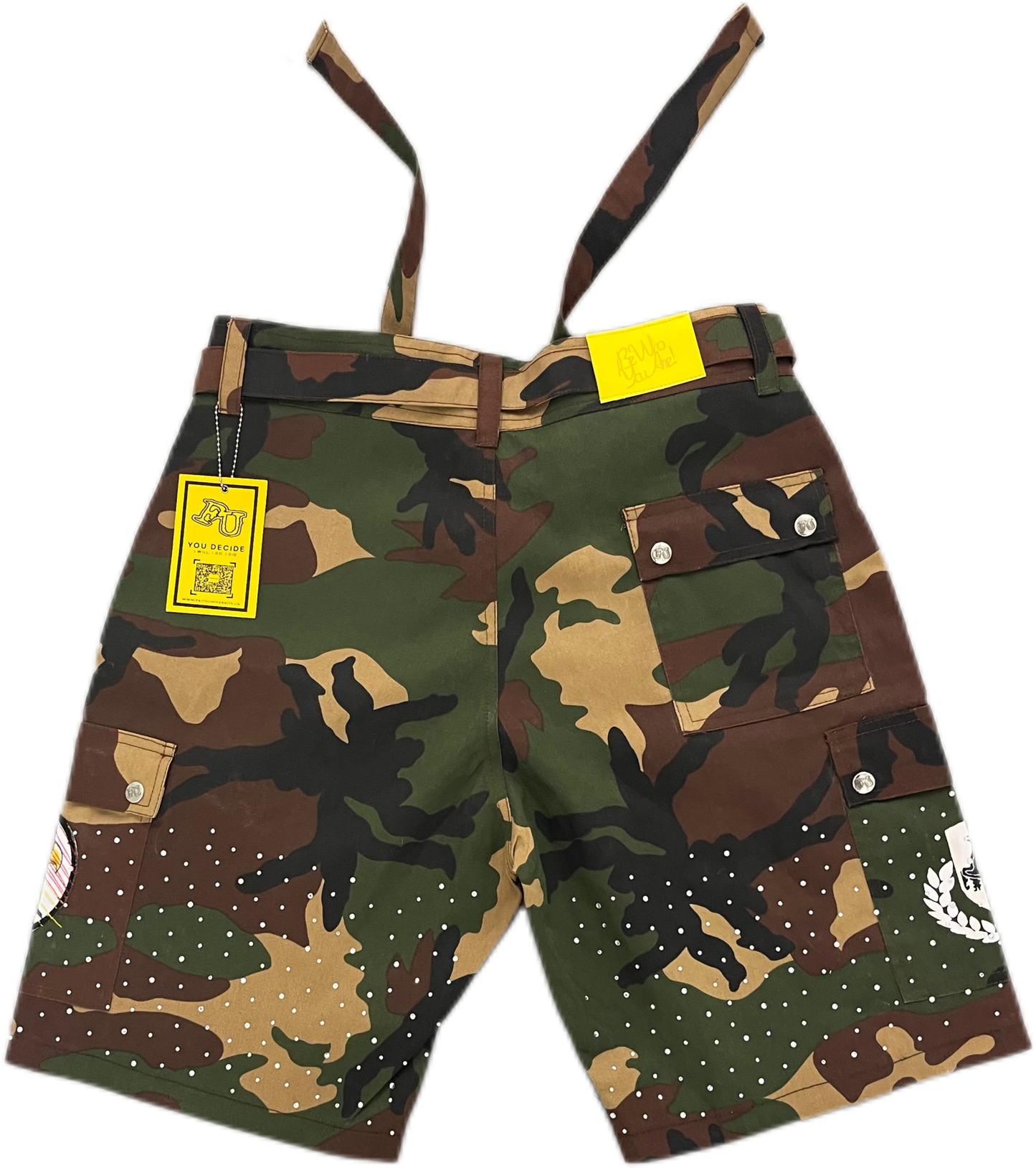 "camo" cargo shorts